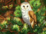 Collection D'Art 10518 Night Owl Tapestry