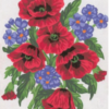 Collection D'Art 3043 Christmas Roses Tapestry