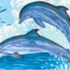 Collection D'Art 3092 Dolphins Tapestry