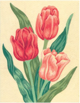 Collection D'Art 3105 Tulips Tapestry