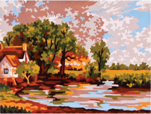 Collection D'Art 3294 Farm House Tapestry