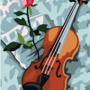 Collection D'Art 3348 Violin Tapestry