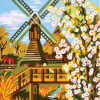 Collection D'Art 6137 Windmill Cottage Tapestry