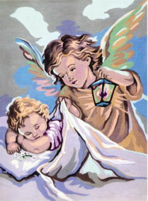 Collection D'Art 6222 Guardian Angel Tapestry