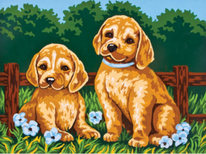 Collection D'Art 6223 Puppies Tapestry