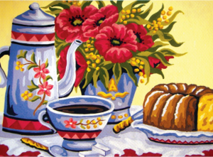 Collection D'Art 6234 Tea Time Tapestry