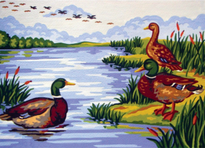Collection D'Art 6237 Mallard Lake Tapestry