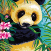 Collection D'Art 6238 Panda Tapestry