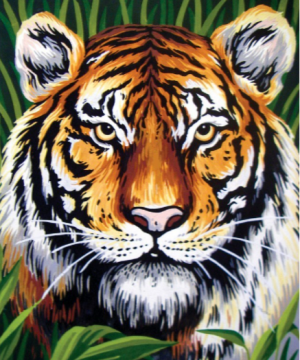 Collection D'Art 6253 Face of Tiger Tapestry