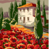 Collection D'Art 6300 Red Poppies Tapestry