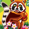 Collection D'Art 6306 Raccoon Tapestry