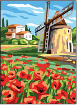 Collection D'Art 6310 Windmill Tapestry