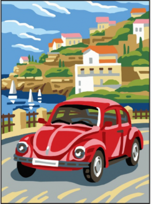 Collection D'Art 6312 Red Herbie Tapestry