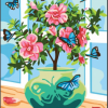 Collection D'Art 6318 Pot Plant Tapestry