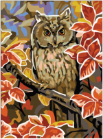 Collection D'Art 6327 Owl Tapestry