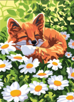 Collection D'Art 6328 Sleeping Fox Tapestry