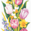 Collection D'Art 8011 Tulips Tapestry
