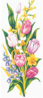 Collection D'Art 8011 Tulips Tapestry