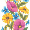 Collection D'Art 8016 Field Flowers Tapestry