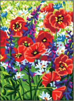 Collection D'Art Poppy Fields Tapestry