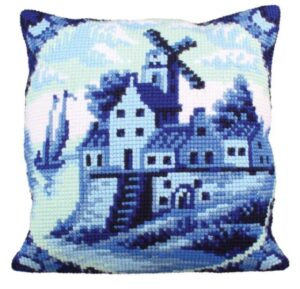 Delftware 2 Tapestry Cushion Kit