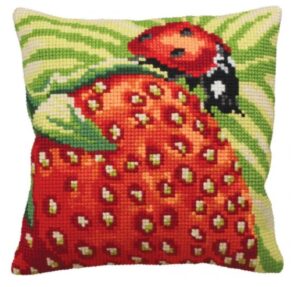 Delicious Strawberry Tapestry Cushion Kit