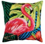 Flamingo Tapestry Cushion Kit