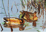 Gobelin Tapestry L 14354 Ducks