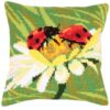 Ladybug on Camomile Tapestry Cushion Kit