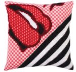 Red Lipstick Tapestry Cushion Kit