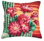 Sunset Cactus Tapestry Cushion kit